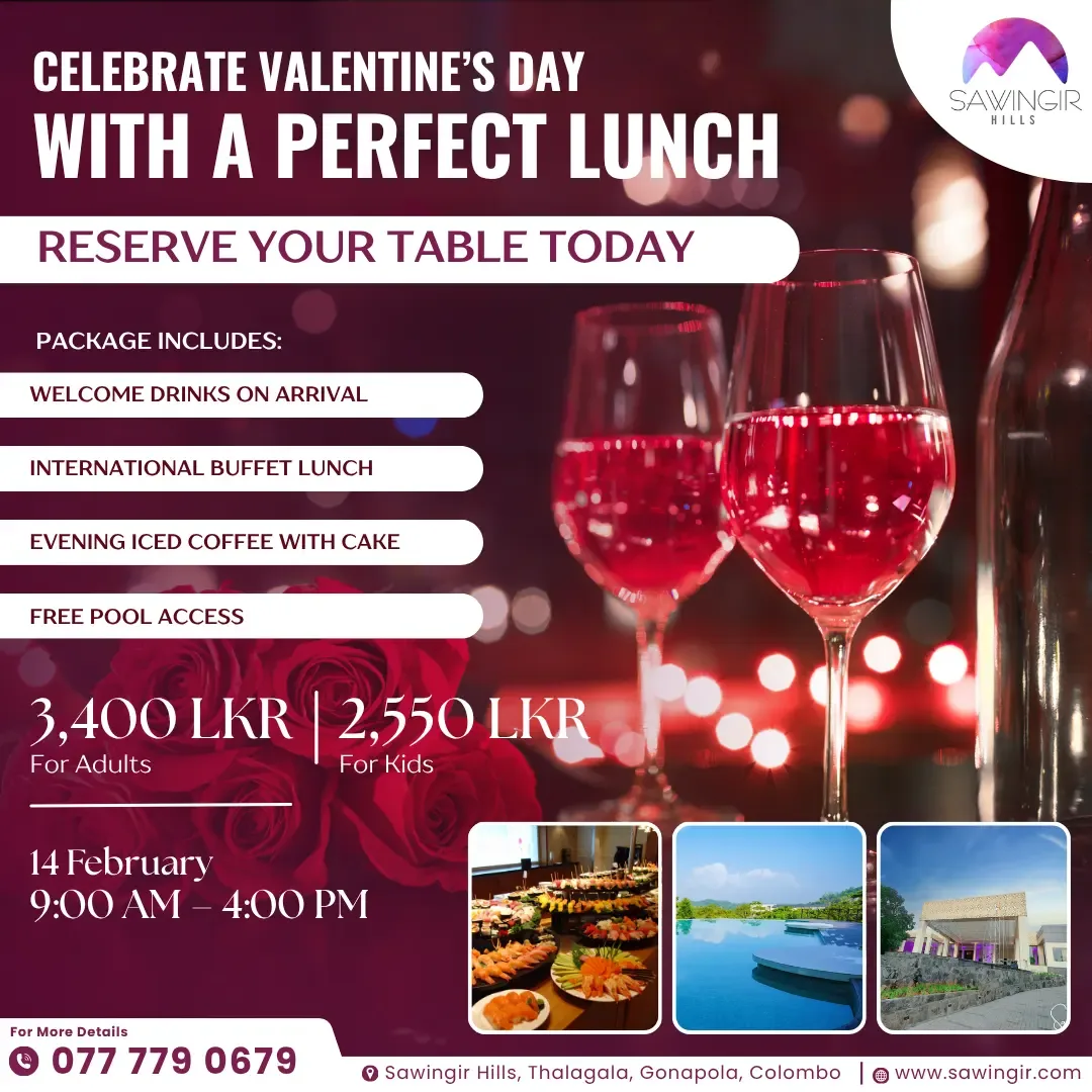 Poster for the Valentine’s Day Lunch 2026